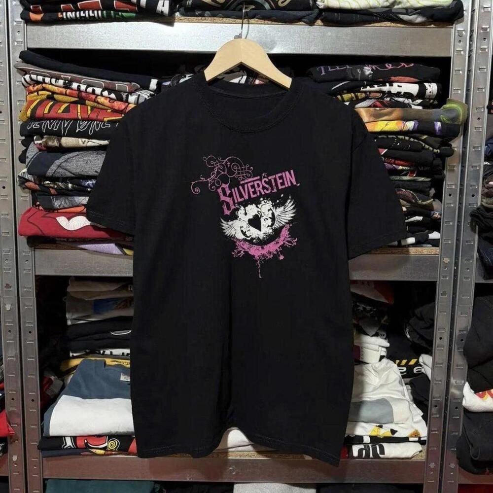 Black Silvertstein Band Tee